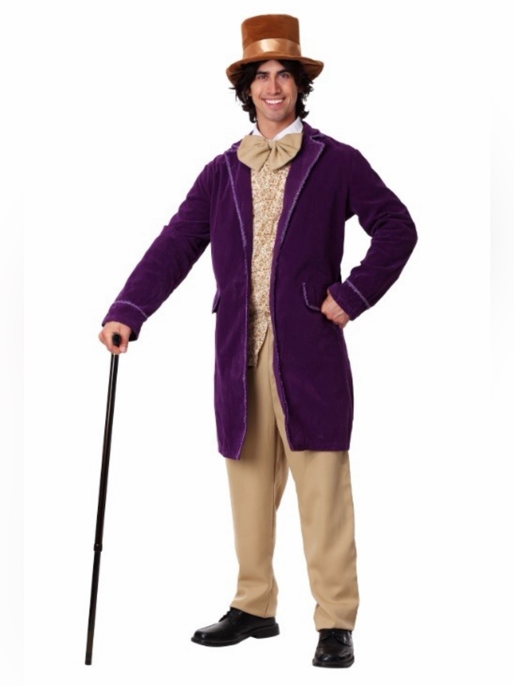Deluxe Men’s Willy Wonka Costume Size XL